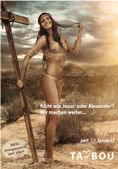 TA-BOU Poster Nicht wie Jesus oder Alexander