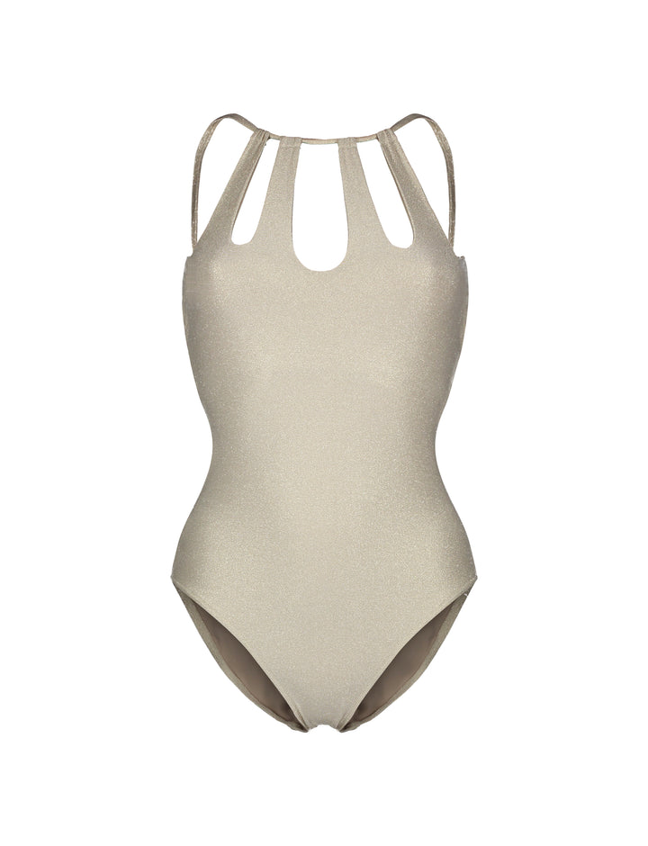 CARONA Gold One Piece Swimsuit