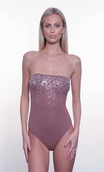 CAREZZA Jewels Rose One Piece Swimsuit