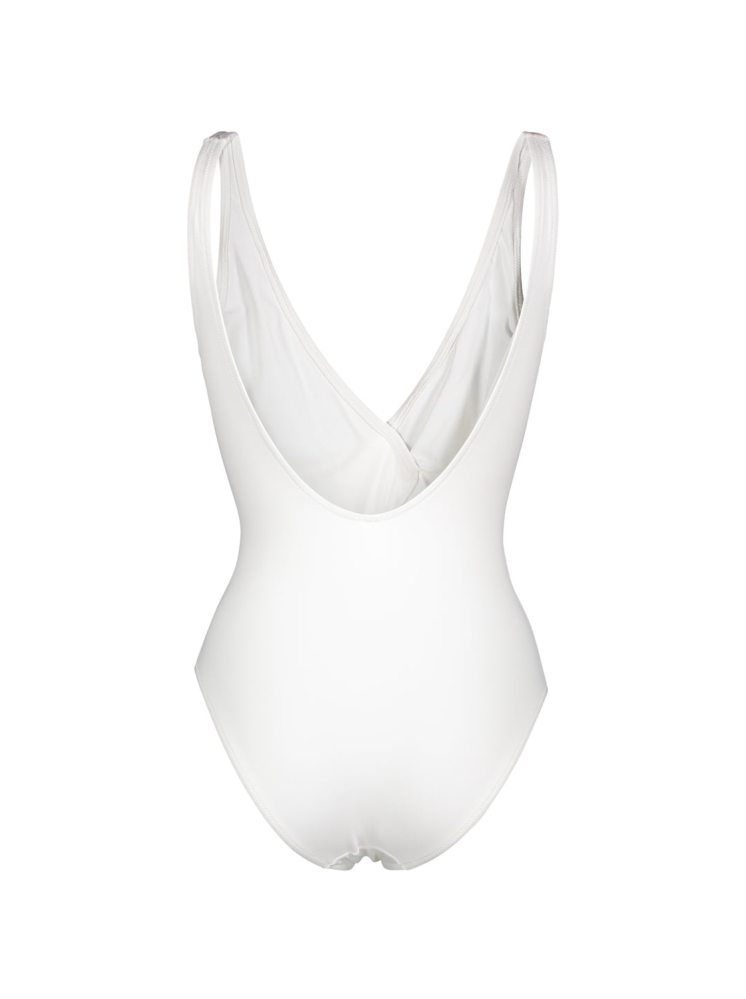 CHRIS Crochet White One Piece Swimsuit