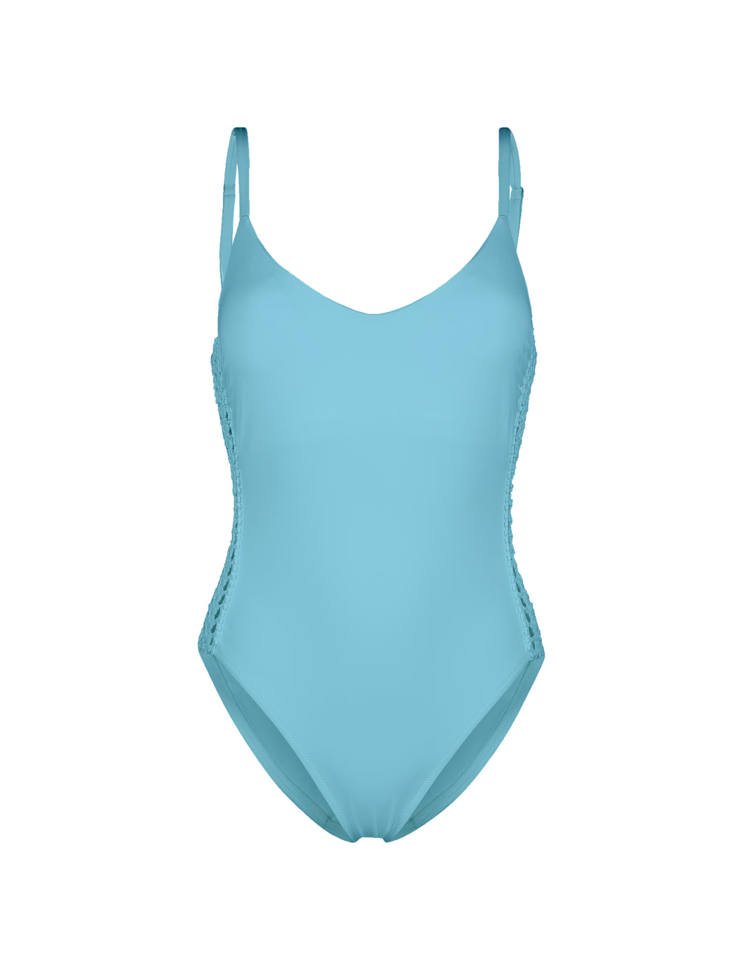 CYPRUS Crochet Blue Sky One Piece Swimsuit