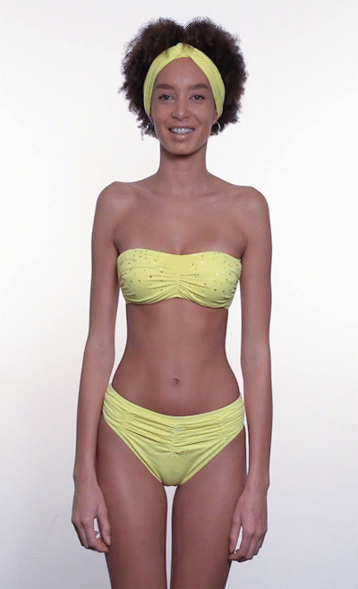 UVETTA Yellow Bikini Bottom