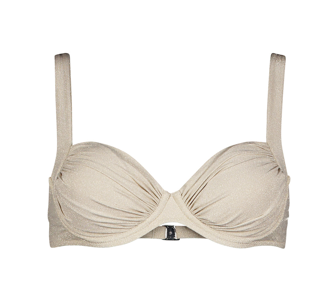 ONORE-D Gold Bikini Top